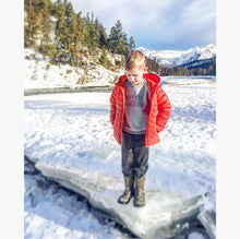 Load image into Gallery viewer, Happiest in the Mountains - TODDLER/YOUTH - Grey Unisex Classic Crewneck Sweatshirt
