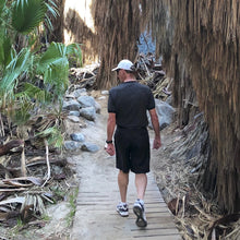 Load image into Gallery viewer, Happiest in the Desert - Men's Mixed Black Crewneck T-Shirt