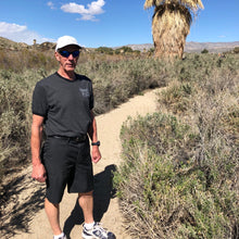 Load image into Gallery viewer, Happiest in the Desert - Men's Mixed Black Crewneck T-Shirt