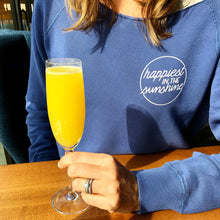 Load image into Gallery viewer, Happiest in the Sunshine - Raw Edge Pullover