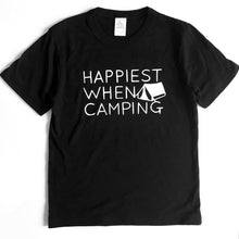 Load image into Gallery viewer, Happiest When Camping - TODDLER/YOUTH