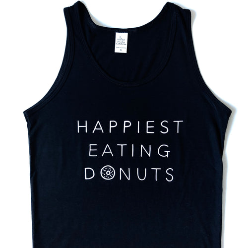 Happiest Eating Donuts - Bamboo + Organic Cotton Tank Top