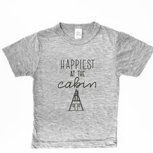 Load image into Gallery viewer, Happiest at the Cabin - TODDLER/YOUTH