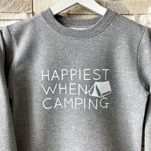 Load image into Gallery viewer, Happiest When Camping - TODDLER/YOUTH