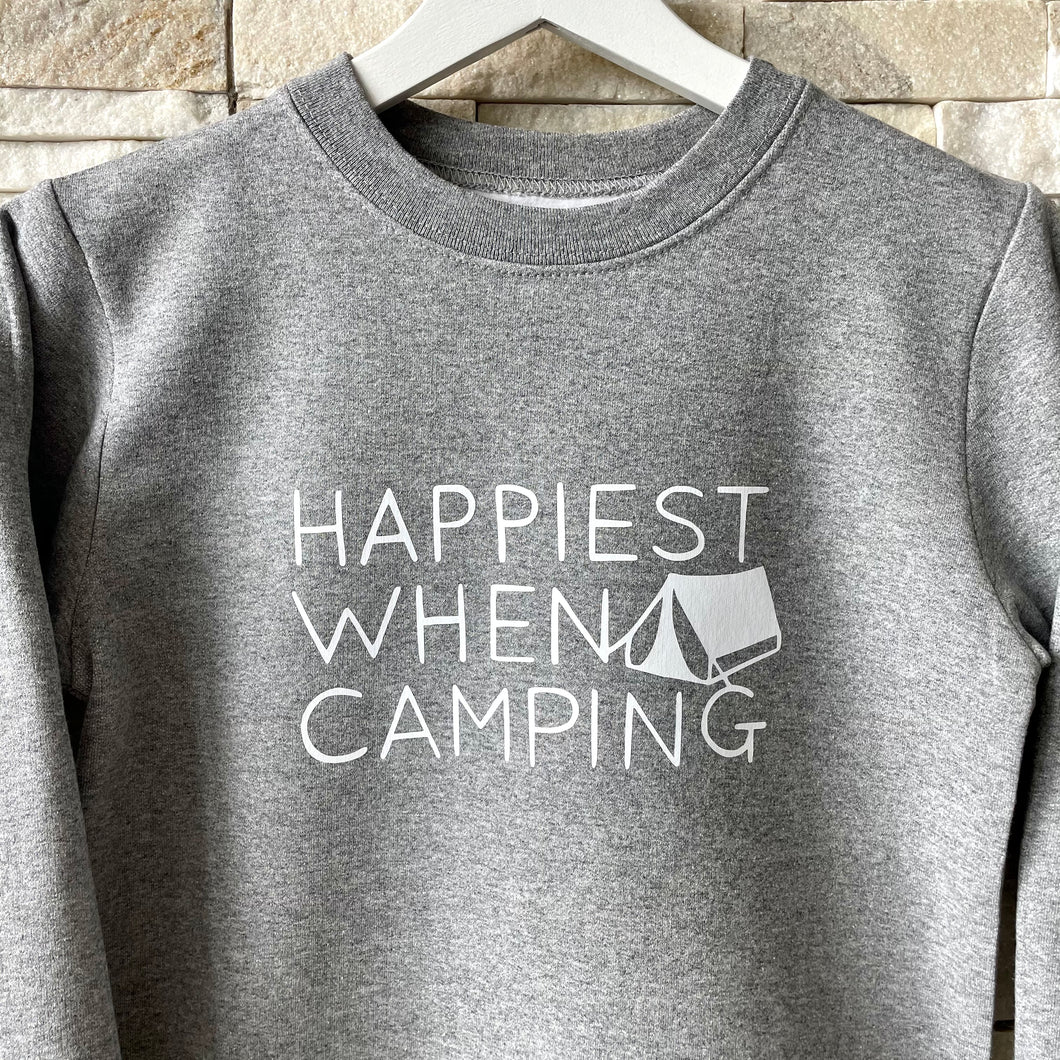 Happiest When Camping - TODDLER/YOUTH