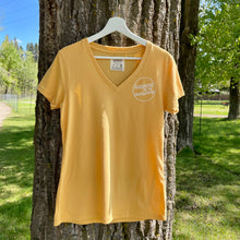 Load image into Gallery viewer, Happiest in the Sunshine - Women&#39;s Golden Yellow T-Shirt